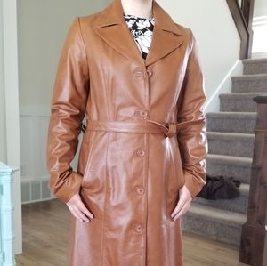 Genuine 100% leather coat